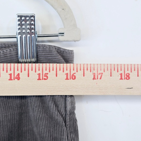 Banana Republic Corduroy Pants Mens 31x32 Straight Leg Gray Casual 100% Cotton - Picture 8 of 12